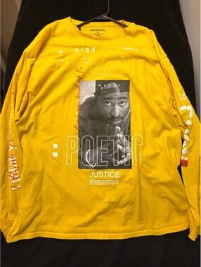 Chemistry Yellow Long Sleeve Poetic Justice Graphic T-Shirt 1X